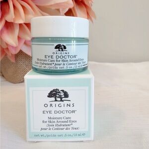 NIB Origins Eye Doctor™ Moisture Care For Skin Around Eye/Eye Cream 0.5oz/15ml